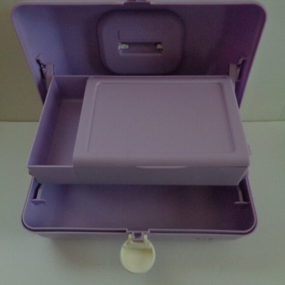 CABOODLES LAVENDER MAKEUP ORGANIZER - EUC - Picture 4 of 6